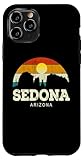vintage retro style skyline desert landscape sedona arizona custodia per iphone 11 pro