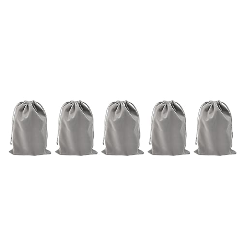 Headphone Pouch Bag Drawstring Large Capacity Headphone Bag Headphone Protection Bag Headphones Drawstring Earphone Bag Baggie Bag 5Pcs Bagging Purse Headphone Headphone High