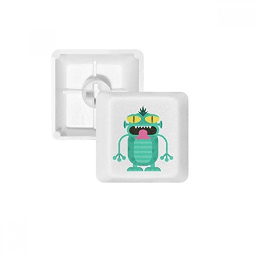 Keycaps PBT Alien Creature haut de gamme OEM blanc multicolore sans impression