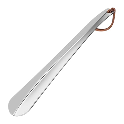 LearnLyrics Calzador largo | ayuda para vestirse – Calzador de acero inoxidable de 30 cm – para personas mayores, mujeres, hombres, jóvenes y niños