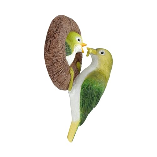 Figurines d'oiseaux en résine pour extérieur et décoration de terrasse ou patio - 2