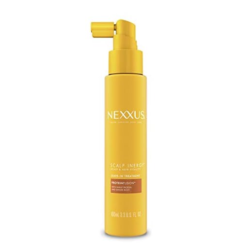 Nexxus Scalp Inergy Leave-in Conditioner For Damaged Hair, Deep Conditioner, Paraben-Free 3.3 oz