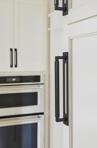 Image of Amerock Medora 7-9 /16 inch Matte Black Backplate