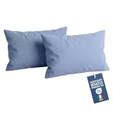 NARCISO Federe Cuscino Letto 50x80 Cotone 100% Copricuscino Letto, Coppia Federa Antiacaro...