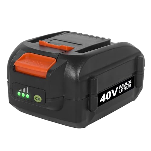40V 3.5Ah WA3580 Replacement Lithium Battery for Worx 40V Battery,Compatible with 40 V Tools WG180 WG280 WG380 WG580（Not for 2x20V Tools）