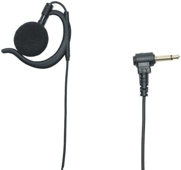BVMAG 3.5mm G Shape Headset Listen Only Law Enforcement Earpiece 1Pin Surveillance Headset Compatible with Kenwood Motorola Cobra HYT Midland Speaker Mic 5Pack — view 2