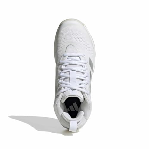 adidas Women's Crazyflight 7 Mid Top Volleyball, WhiteGreyWhite, 8 by adidas - Used condition - US$118.29