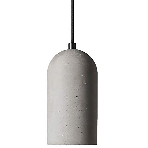 Lustre rétro en ciment au style unique pour chevet de chambre