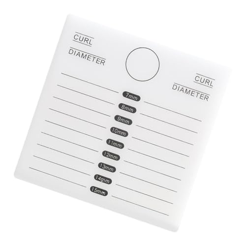 GALPADA Support D'extension De Cils Palette Acrylique Taille Moyenne Blanc Outil Pour Salon Et Usage Professionnel