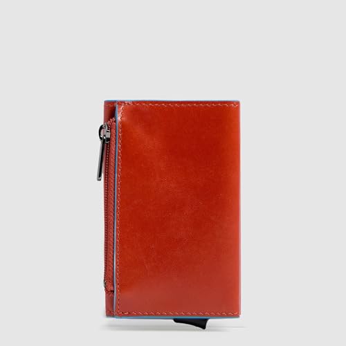Image of Piquadro Compact wallet with pop-up card holder, zipped money pocket and RFID protection