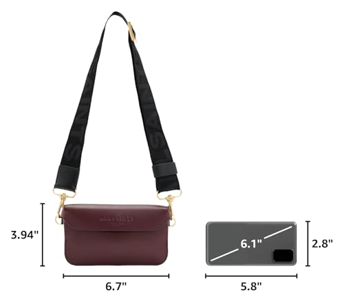 Image of AllSaints Women's ZOE CROSSBODY BURNT RED One Size