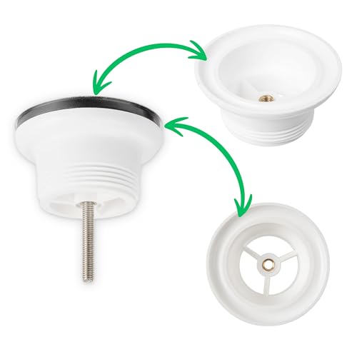 Profildichtung für Ablaufventil, 2 Stück, Ø 67 x 43 x 7 mm, für 1 1/2 Zoll Spülbecken Garnituren, Spültisch Ventilunterteil Ersatz Dichtung, Dichtungssatz Küchenarmatur, Dichtring Installationssystem