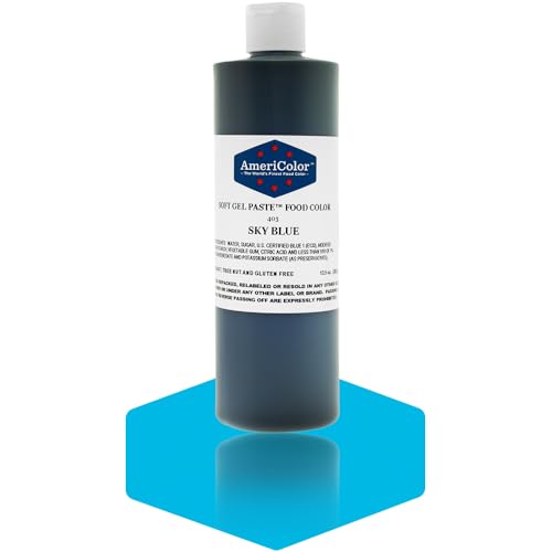 SKY BLUE 13.5 Ounce Soft Gel Paste Food Color