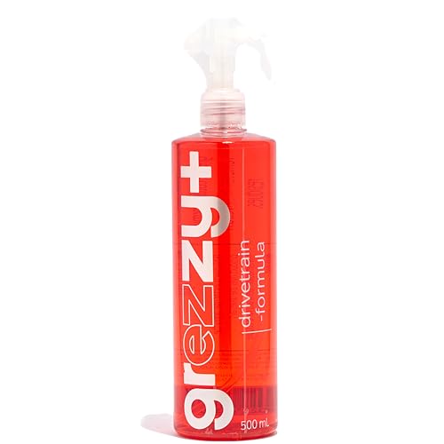 GREZZY+ | Limpiador Desengrasante Transmisiones Ciclismo Tamaño 500ml Desengrasante Cadena Bicicleta Drivetrain Formula de Limpieza para Transmisiones