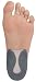 Dr. Frederick's Original Advanced Heel Protectors - 2 Pieces - U-Shaped Heel Cushion Inserts for Plantar Fasciitis - Supportive Heel Pads - Heel Spur Relief - Heel Pain - Large