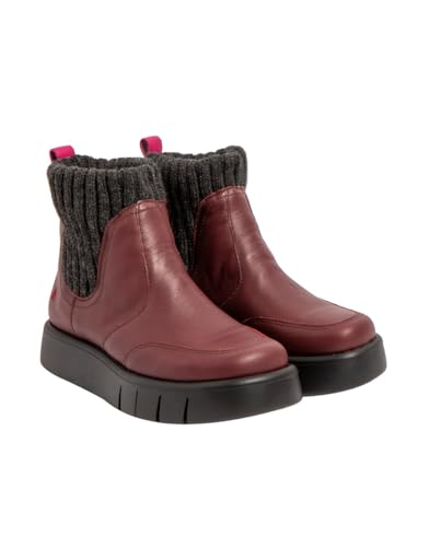 Art Para Mujer. 1134811PD003_008 Botines De Piel 1348 Burdeos (39), Plano, 3 A 5Cm, Ninguno, Casual - 4