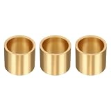 QUARKZMAN 3 Stück Gleitlager Hülse, 25mm Bohrung x 30mm AD x 25mm Länge Sinterbronze Lager Buchsen für Industrieanlagen