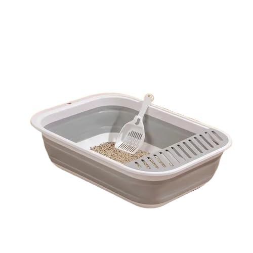 Bac à litière portable pour chat qui évite les projections