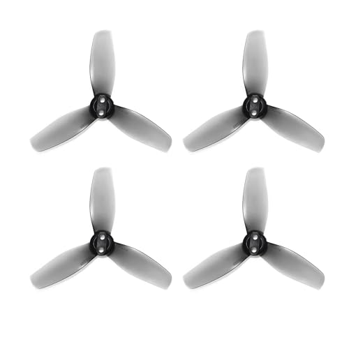 Hélice 3032X3 renforcée à 3 pales de 3 pouces gris pour drone quadricoptère