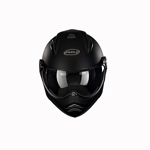 Capacete Aberto Moto Peels Mirage Classic Preto Fosco/Grafite 56