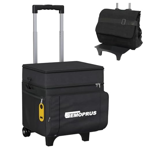 Cooler with Wheels and Handle, 50 Can Rolling Cooler, Portable CollapsibleCooler on Wheels,Leakproof Insulated WheeledCoolers for Beach, Camping, Patio Travel, Outdoor, Ball Fields