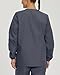 Landau Scrub Zone Relaxed Fit 2-Pocket Snap-Front Scrub Jacket for Women 75221 Steel Grey MED