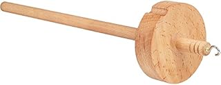 CENPEK Drop Spindle Top Whorl Yarn Spin Hand Carved Wooden Tool for Beginners