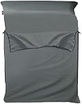 Frelaxy Sleeping Bag Liner, XL Travel Sheet & Camping Sheet for Backpacking, Hotel, Hostels & Traveling, Comfy & Easy Care, Full-Length Zipper/No Zipper, 4 Seasons Warm Cold Weather, Adults & Kids