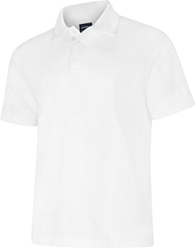 Uneek Uc108 Deluxe Polo Shirt White 3xl