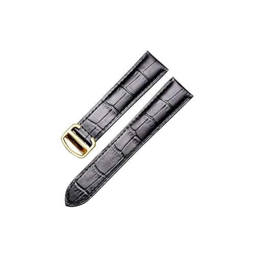 Bracelet compatible Cartier en cuir respirant 20mm motif crocodile