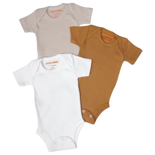 Combo 3 Bodies Minimalista Para Bebê Unissex Feminino e Masculino (RN)