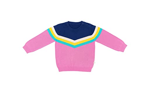 Image of Infant Boy's Cotton Blend Round Neck Sweaters (BBHAAA25 Multicolour