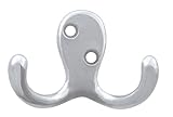 Liberty Hardware B46114Q-CHR-C5 Double Prong Robe Hook, Polished Chrome
