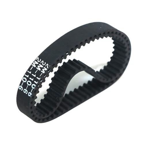 Yushop-3D�v�����^�[�x���g GT2 Timing Belt Width 6mm Length 110/112/114/116/118mm Rubber Arc Tooth Closed Loop 2GT Transmission Belt ���ő�