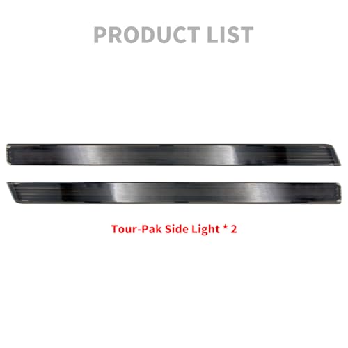 Image of Tour Trunk Side Marker Accent Light LED Running Light Smoke Lens Kit Fit for Harley Touring Road King Road Street Electra Glide Tri Glide Ultra Limited 2006-2023