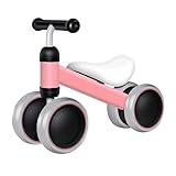 Bounce Master Baby Balance Bike for 10-24 Months, Perfect First Bike or Birthday Gift, Safe Riding Kids Toy for 1 Year Old Toddler, Children Walker (Pink) (Pink)