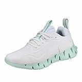 reebok zigtech sale Obermaterial aus Netzstoff Reebok Unisex Zig Dynamica Laufschuhe, Ftwbla Ftwbla Mist, 41 EU