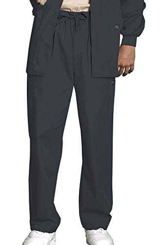 Medical Cargo Pants For Men Workwear Originals, Zipper Fly Scrubs For Men 4000, L, Pewter #TOP7