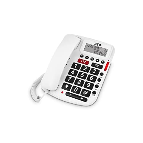 SPC Comfort Volume - Teléfono Fijo sobremesa con Teclas Grandes, Volumen Extra Alto, Botón SOS y 2 Memorias Directas Cover