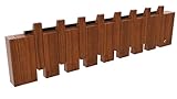 Legno massello fatto a mano: realizzato a mano in legno di noce e faggio di alta qualità, rivestito con quattro strati di vernice, la superficie è liscia e può essere utilizzata quasi permanentemente