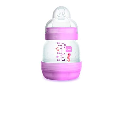 Mamadeira Easy Start Mam – 130 Ml – Rosa