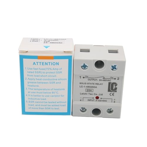 Relais statique monophasé SSR 25DA DC-AC pour automatisme - 6