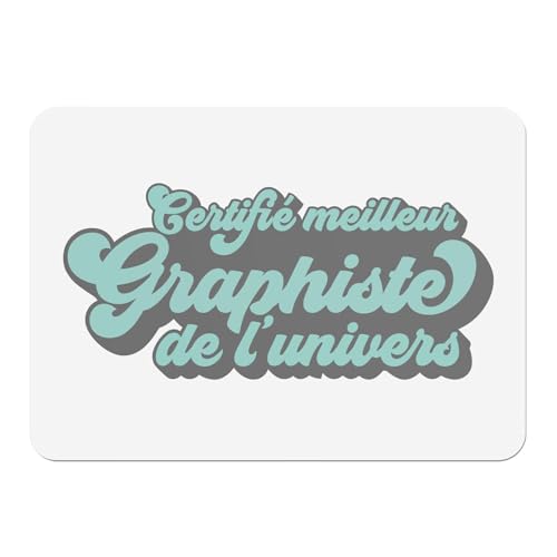 Graphisme design sets de table souples napperons blanc grand format en liège haut de gamme