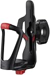 Lamicall Bike Water Bottle Holder - Extra-Wide Adjustable (55-85mm) Water Bottle Holder with Anti-Theft Tracker Slot, One-Handed Operation Motorcycles Bicycle Cup Holder for 20-34mm Handlebar & Frame