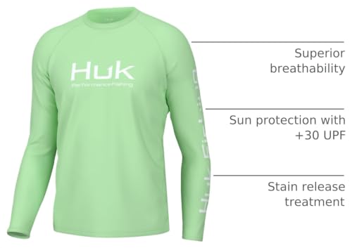 Image of HUK Men's Pursuit Vented Long Sleeve Fishing Shirt (+30 UPF)