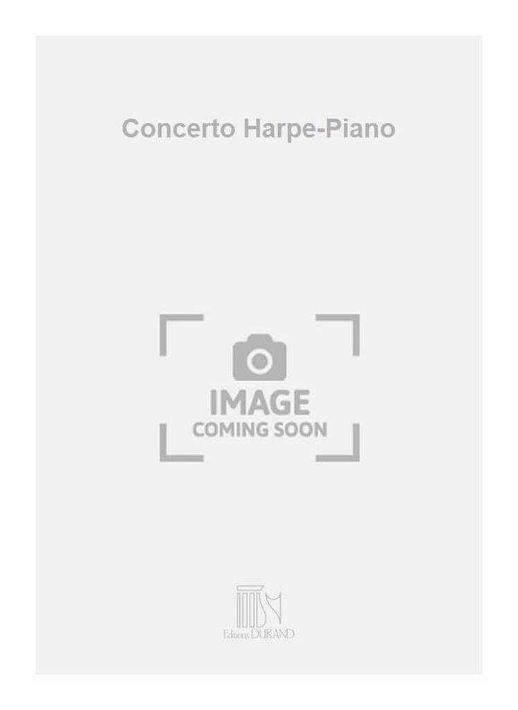 Concerto Harpe-Piano : partition de musique classique imprimée pour duo et orchestre