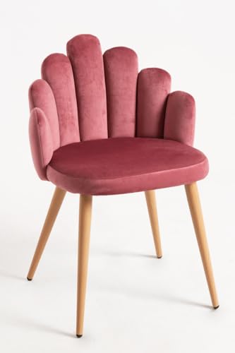 Regalos Miguel - Sillas Comedor - Silla Hand Terciopelo - Rosa