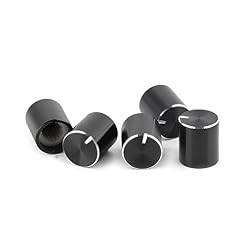 CENPEK Lot de 10 boutons de potentiomètre rotatifs en métal noir de 6 mm de diamètre et 10 mm de hauteur - Les Beatles, Paul McCartney, John Lennon, RIngo Starr, George Harrison CENPEK Lot de 10 boutons de potentiomètre rotatifs en métal noir de 6 mm de diamètre et 10 mm de hauteur – Image 3