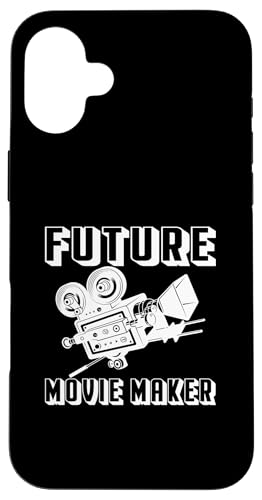 Hülle für iPhone 16 Plus Future Movie Maker Kamera Retro