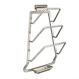 Topfdeckelhalter beim Kochen mit Löffelablage für Herdplatte, unterstützt bis zu zwei Topfdeckel...